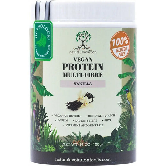 NATURAL EVOLUTION Vegan Protein Multi-Fibre Vanilla 400g NATURAL EVOLUTION