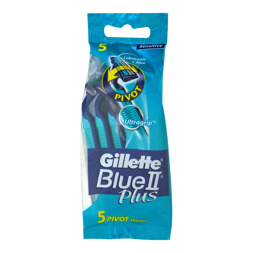 Gillette Blue II Disposable Shaving Razor 5 Pack - Cutprice Online