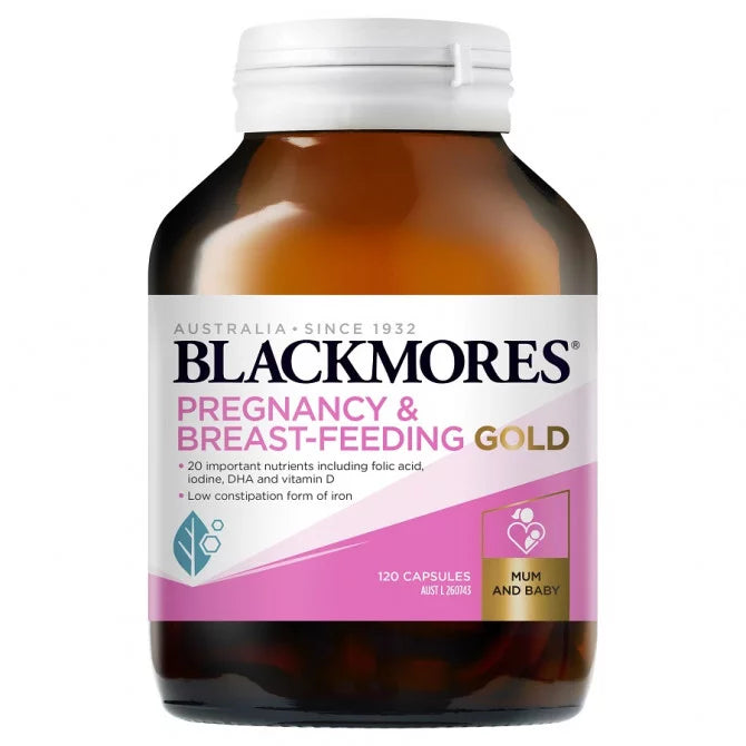 Blackmores Pregnancy & Breast-feeding Gold 120 Capsules - Cutprice Online