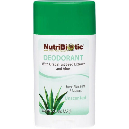 NUTRIBIOTIC Deodorant Stick Unscented 75g NUTRIBIOTIC