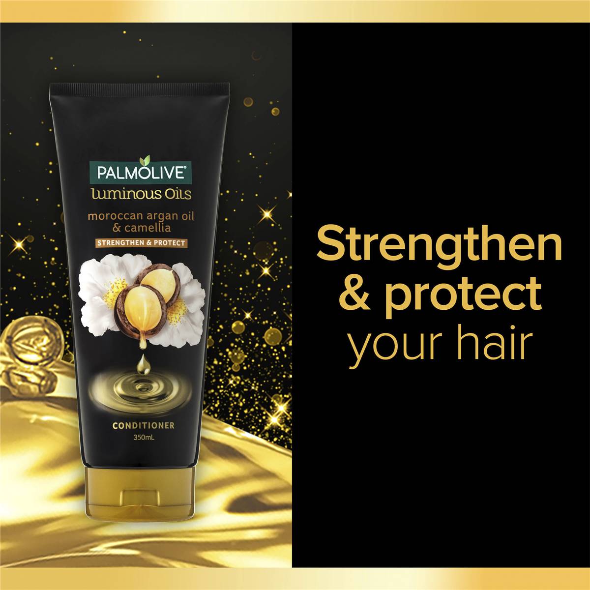 Palmolive Luminous Oils Moroccan Argan Oil Camellia Hair Conditioner 350ml - Cutprice Online