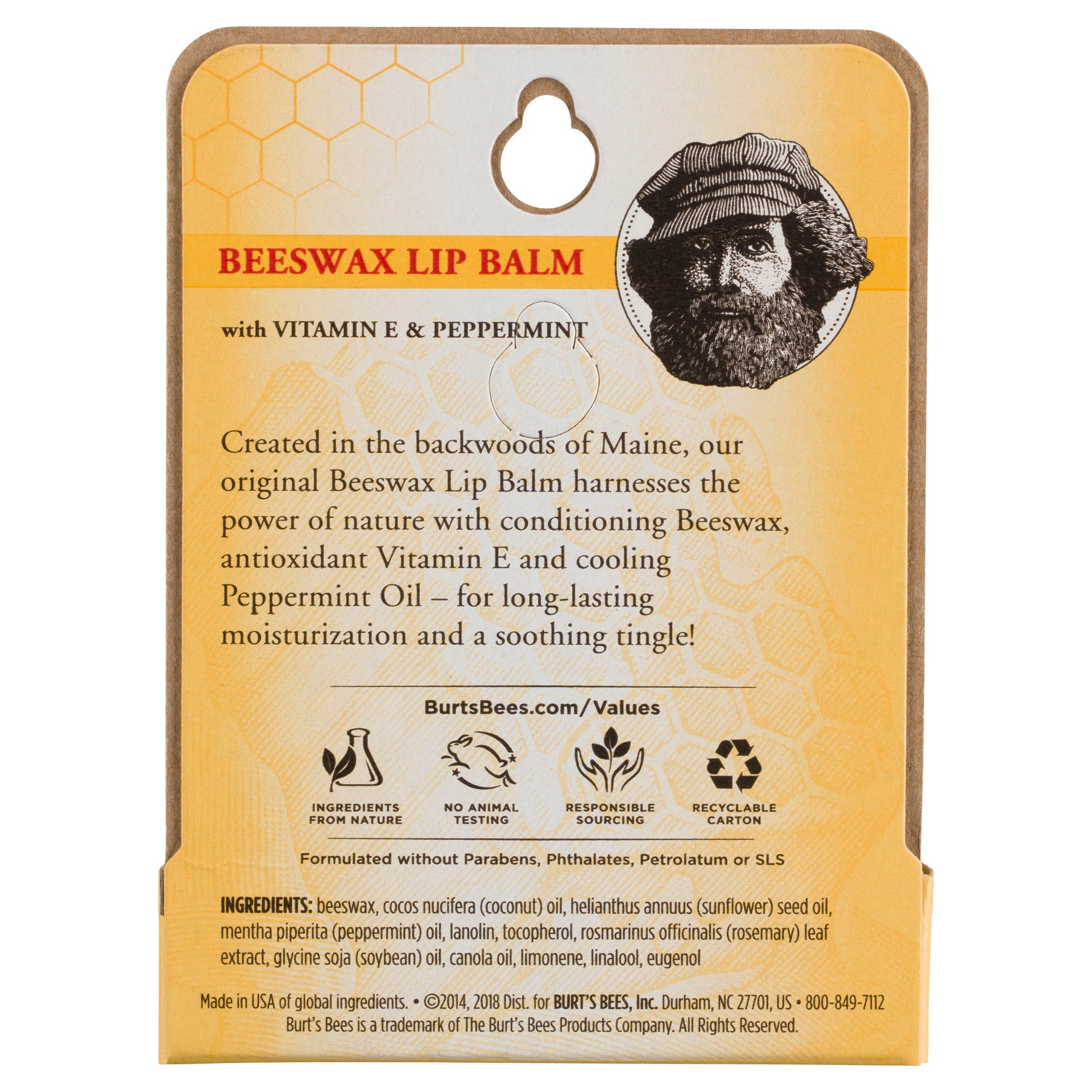Burts Bees Lip Balm Beeswax 4.25g - Cutprice Online
