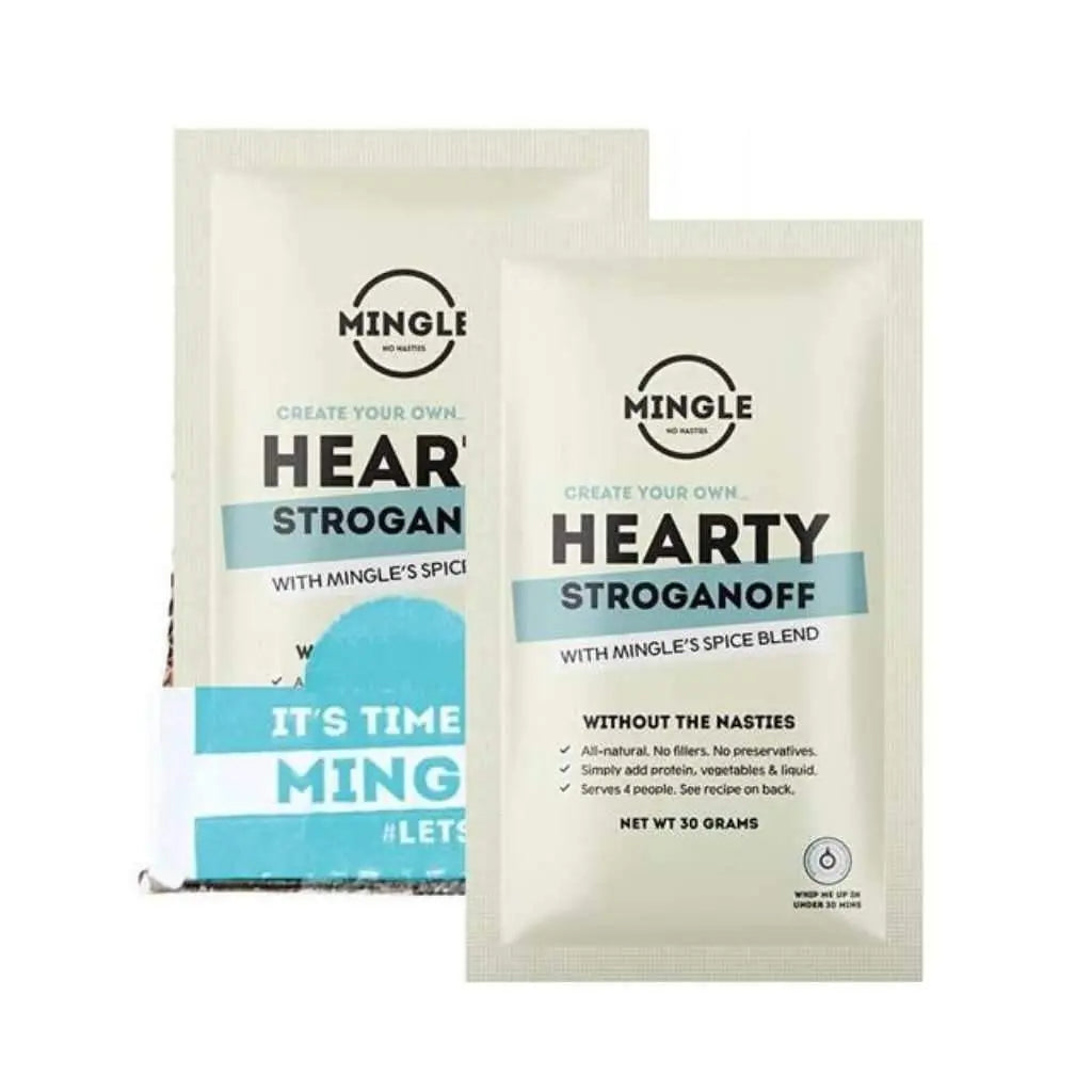 MINGLE Natural Seasoning Blend Hearty Stroganoff 12x30g MINGLE