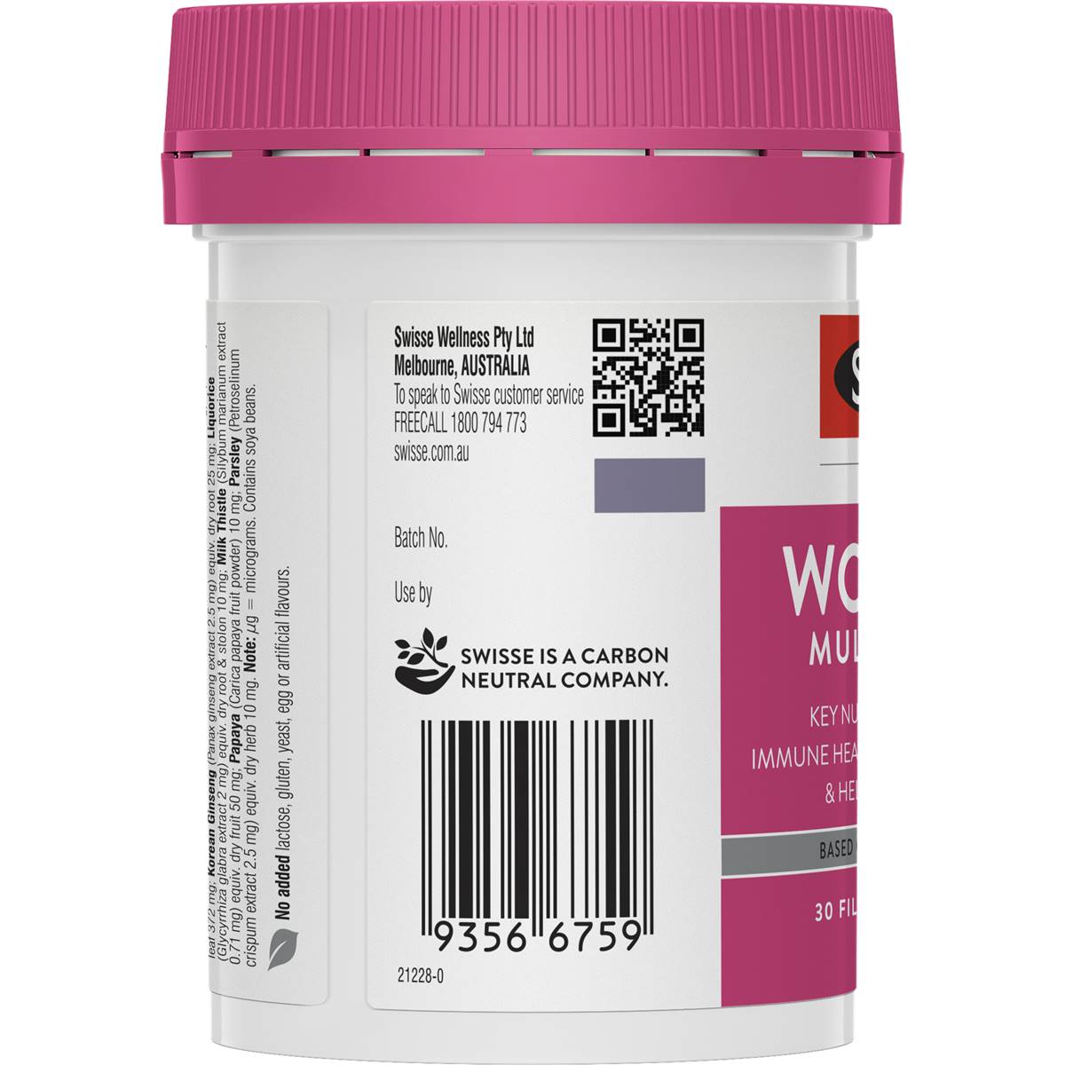 Swisse Ultivite Women's Multivitamin 30 Tablets - Cutprice Online