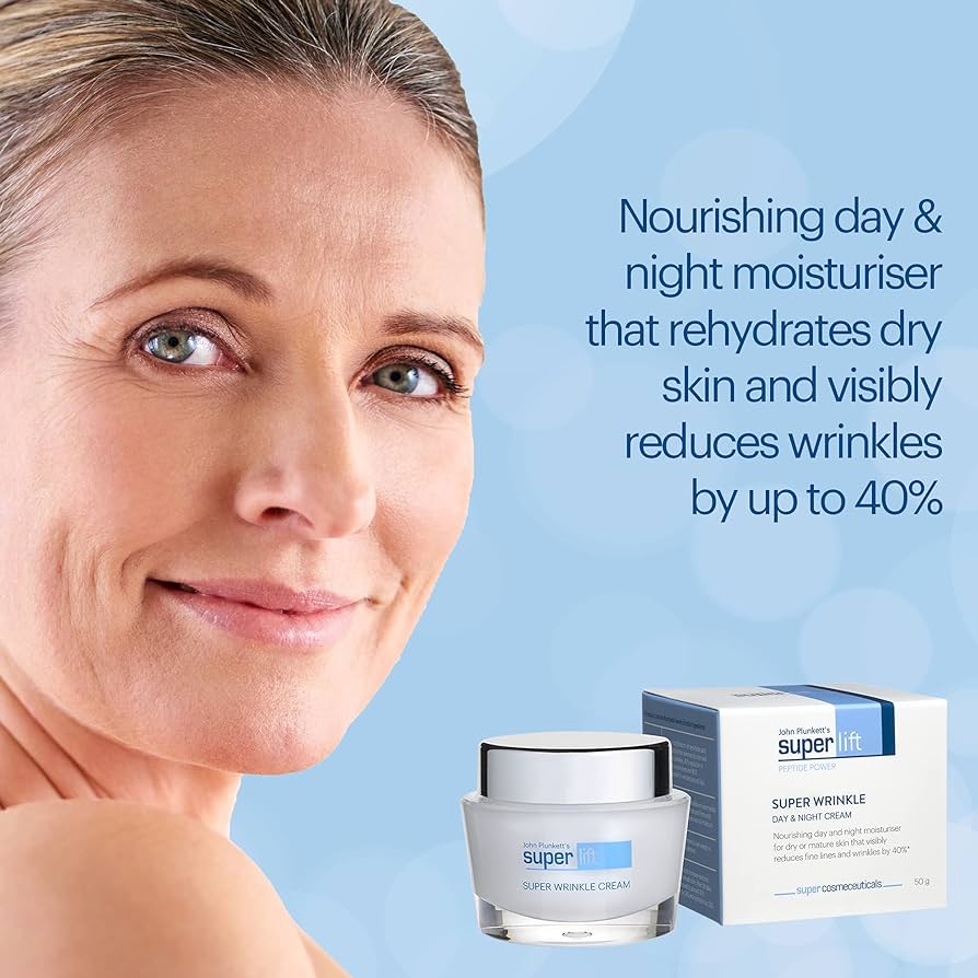 John Plunkett’s SuperLift Super Wrinkle Day & Night Cream 50g - Cutprice Online