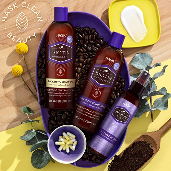 HASK Biotin Boost Thickening 5-in-1 Leave in Spray 175ml - Cutprice Online