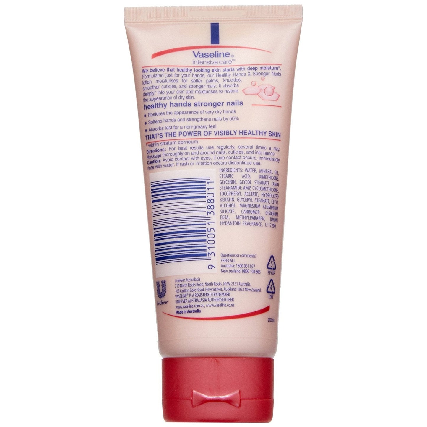Vaseline Intensive Care Hand Cream Healthy Hands Stronger Nails 75ml - Cutprice Online