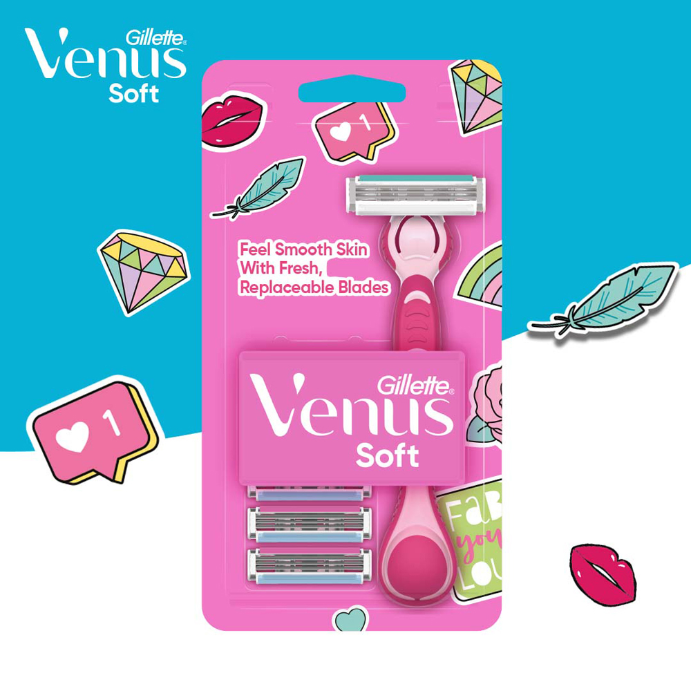 Gillette Simply Venus Razor with 4 Refills - Cutprice Online