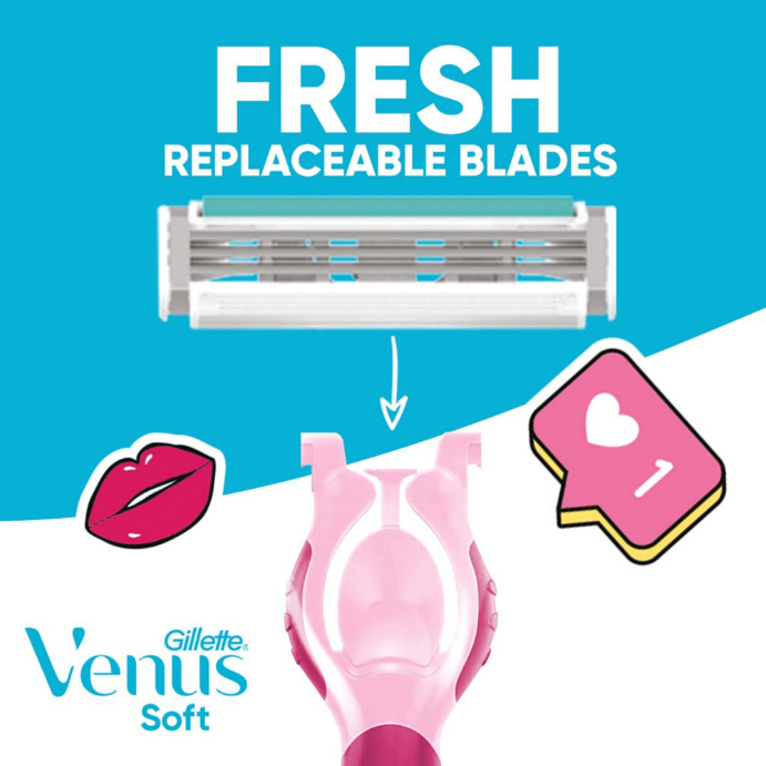 Gillette Simply Venus Razor with 4 Refills - Cutprice Online