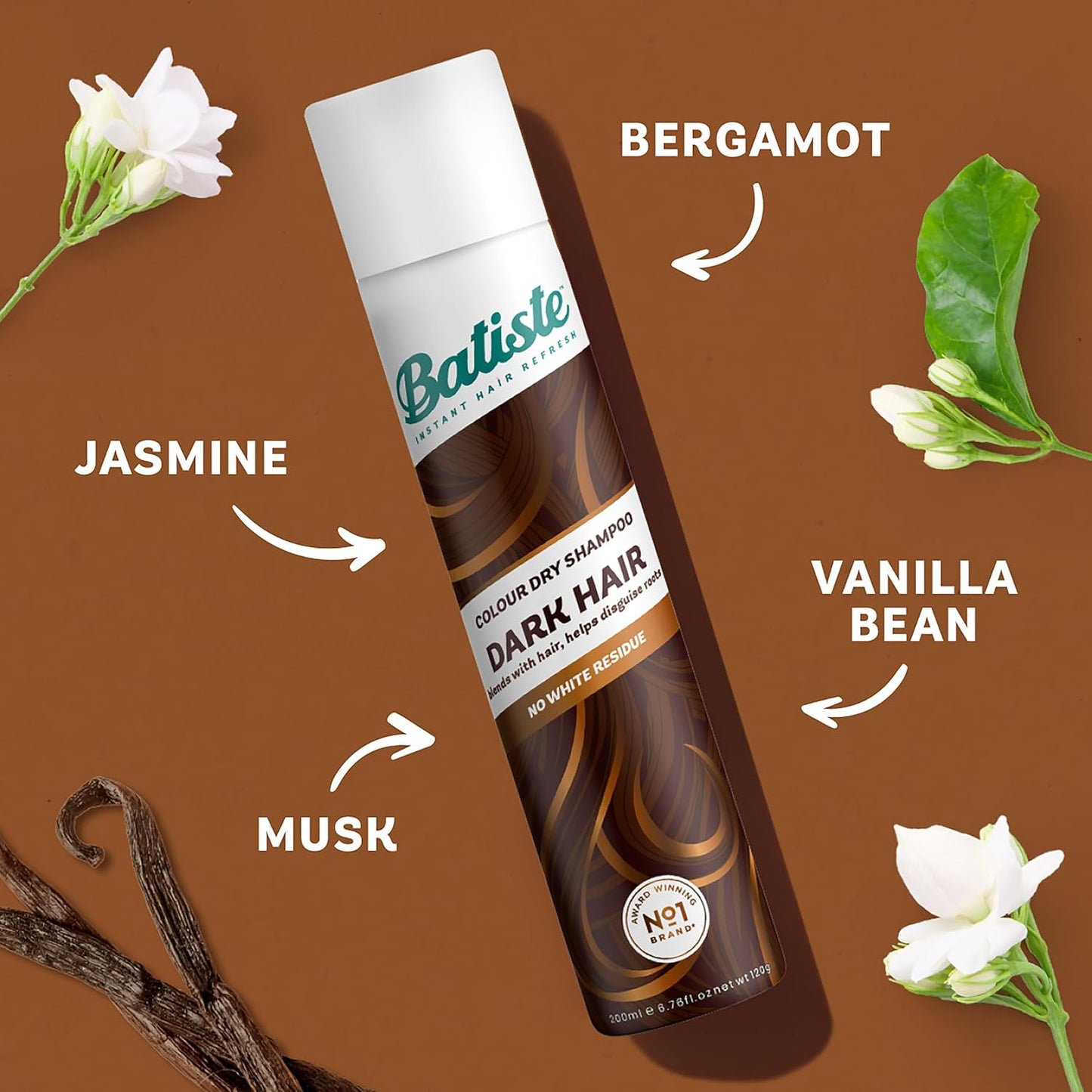 Batiste Dry Shampoo Dark Hair 350mL