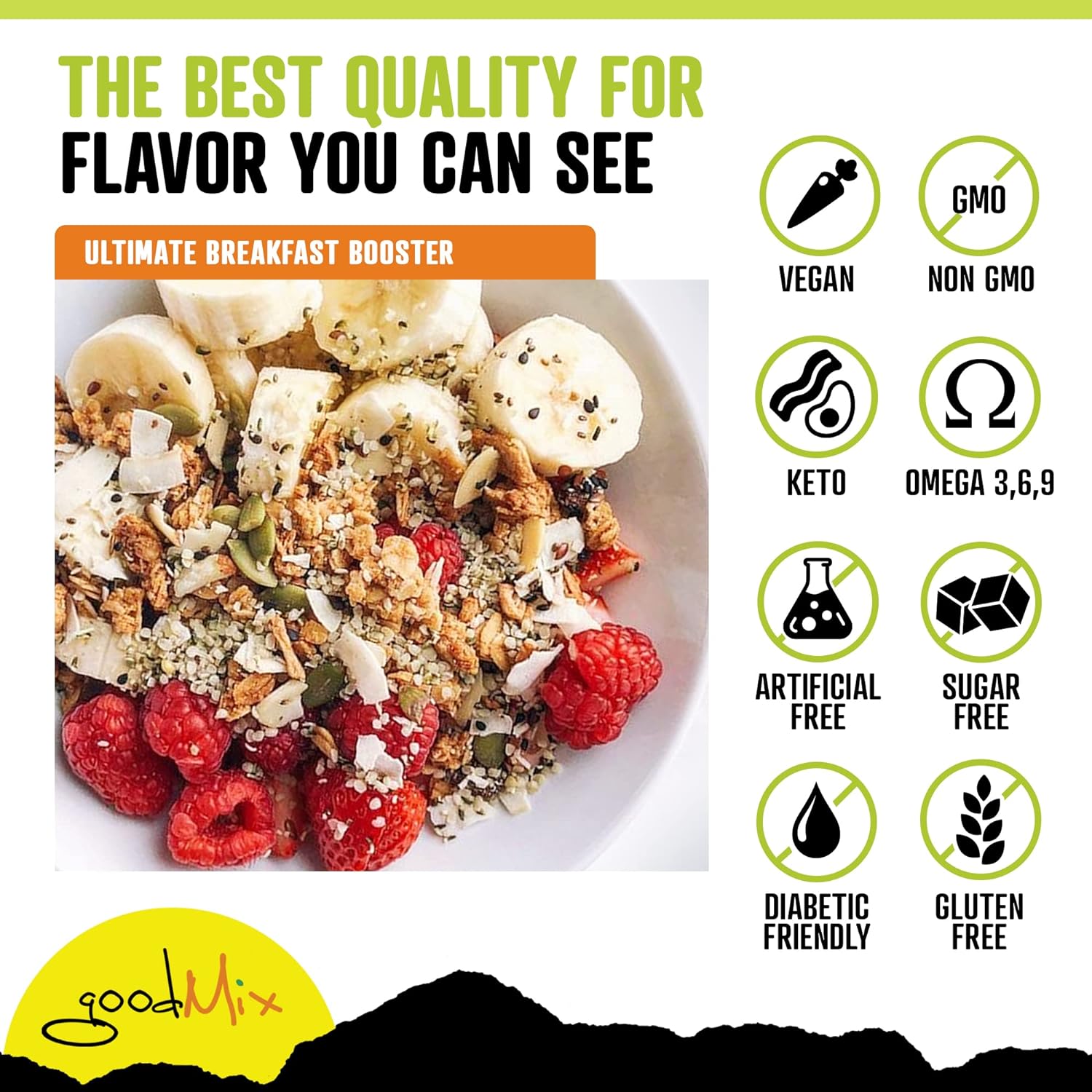 GoodMix Superfoods Blend 11 (Wholefood Breakfast Booster) 800g - Cutprice Online