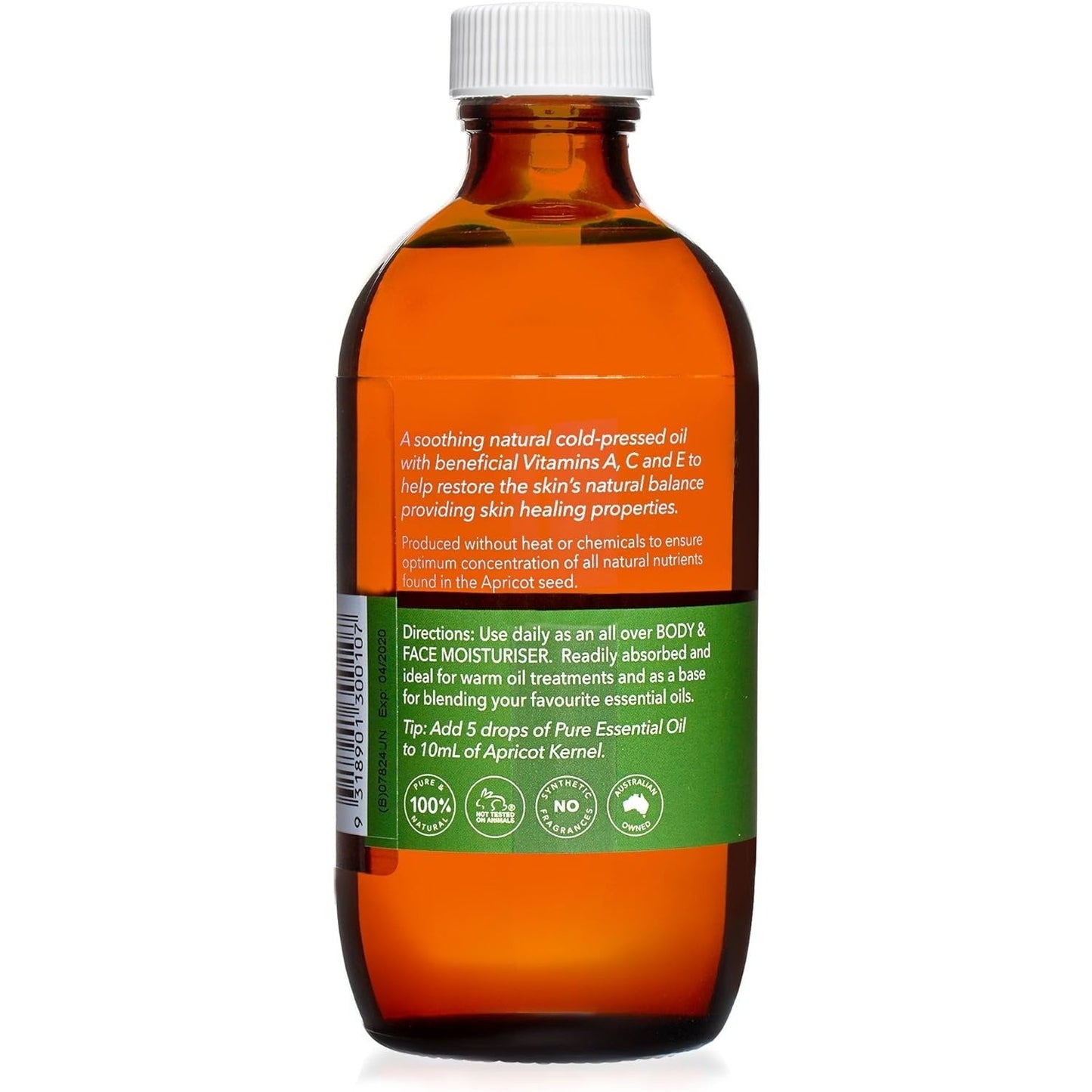 Oil Garden Moisturising Body Oil Apricot Kernel 200ml - Cutprice Online
