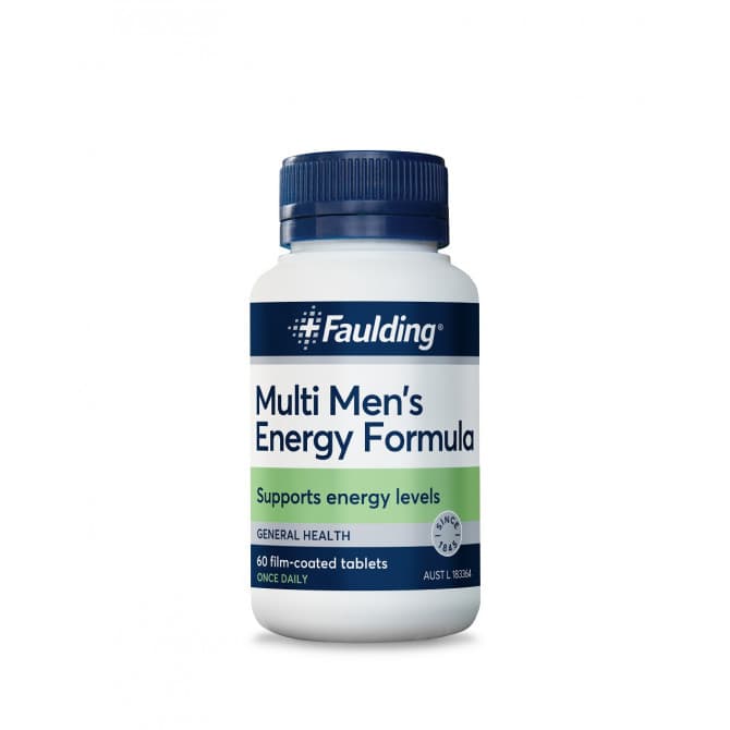 Faulding Multi Mens Energy Formula 60 Tablets - Cutprice Online