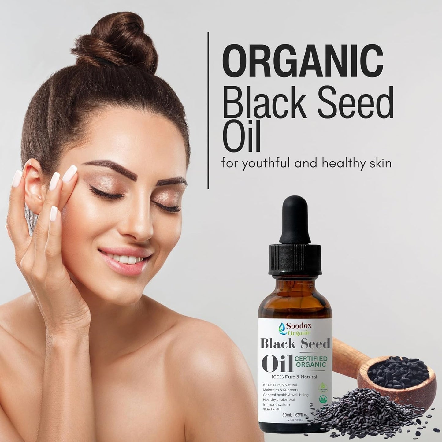 Soodox Organic Black Seed Oil 50ml