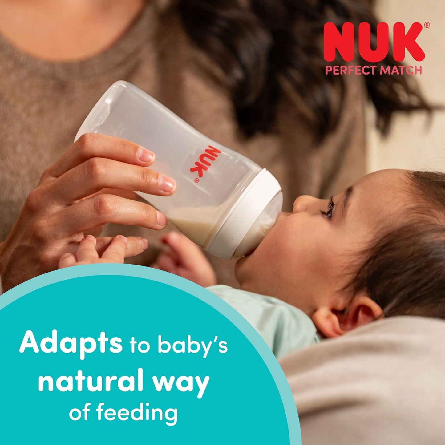 Nuk Perfect Match Bottle 260ml 3m+ 2pk