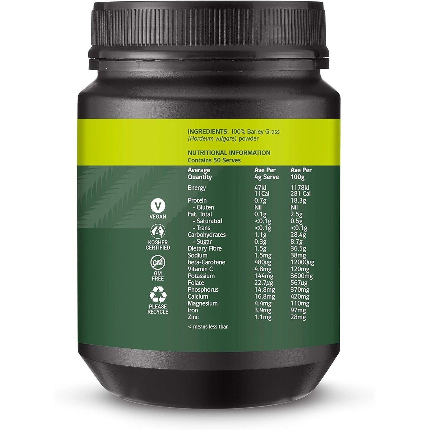 Melrose Organic Barleygrass Powder Instant Powder 200g - Cutprice Online