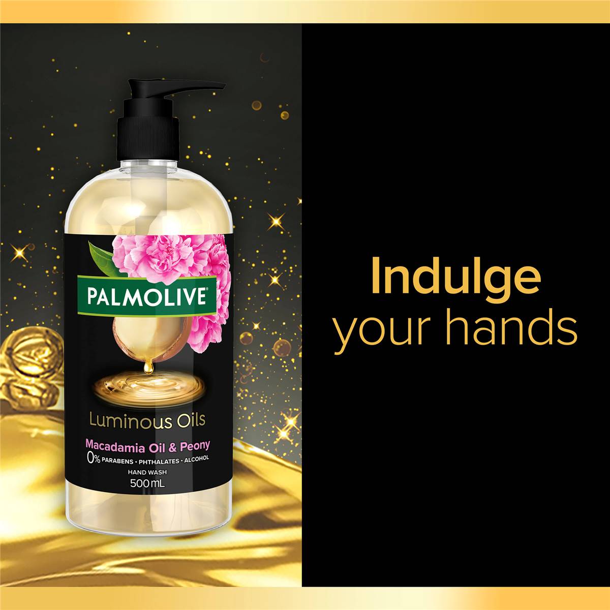 Palmolive Luminous Oils Liquid Hand Wash Soap Macadamia & Peony 500ml - Cutprice Online