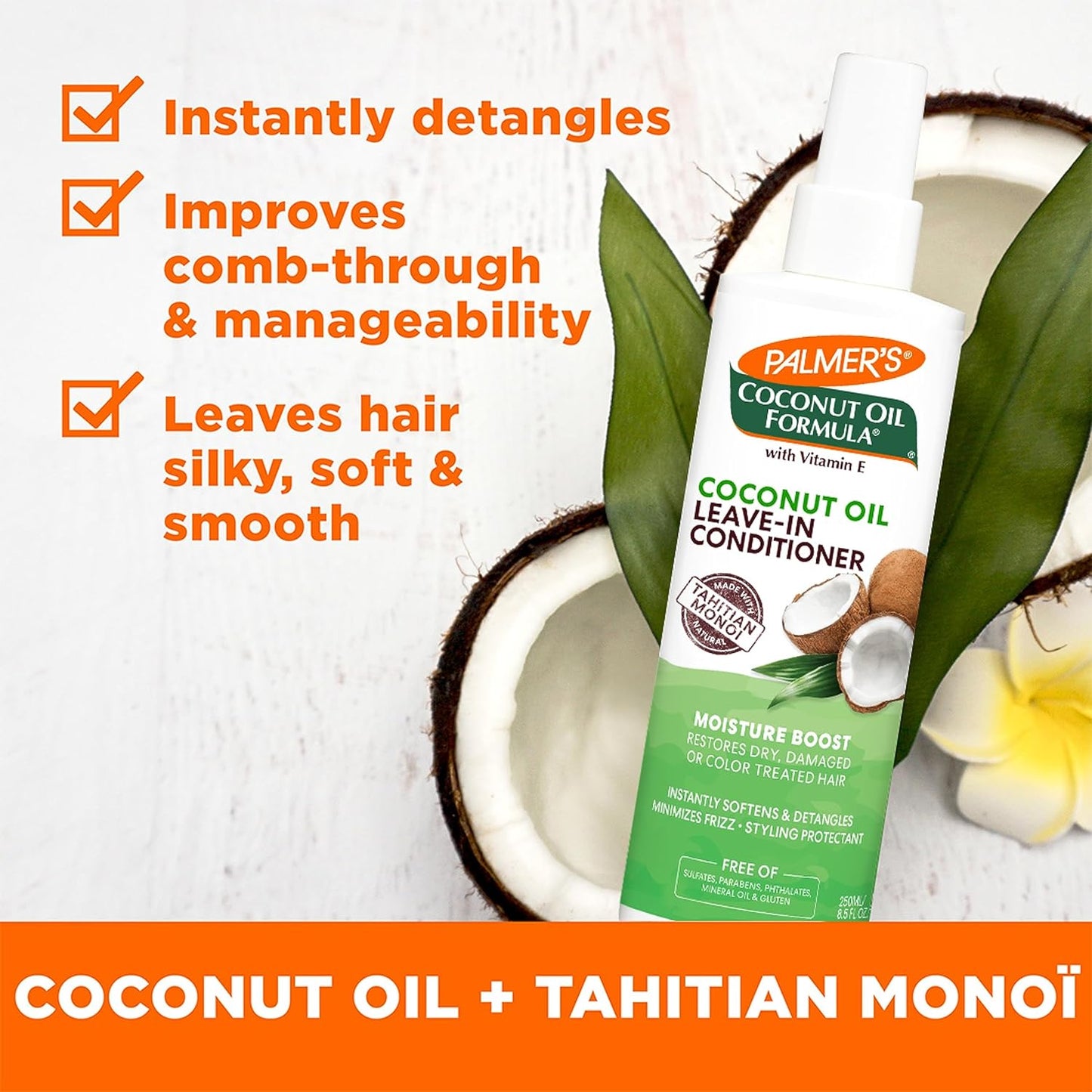Palmers Coconut Oil Leave-in Cond 250ml