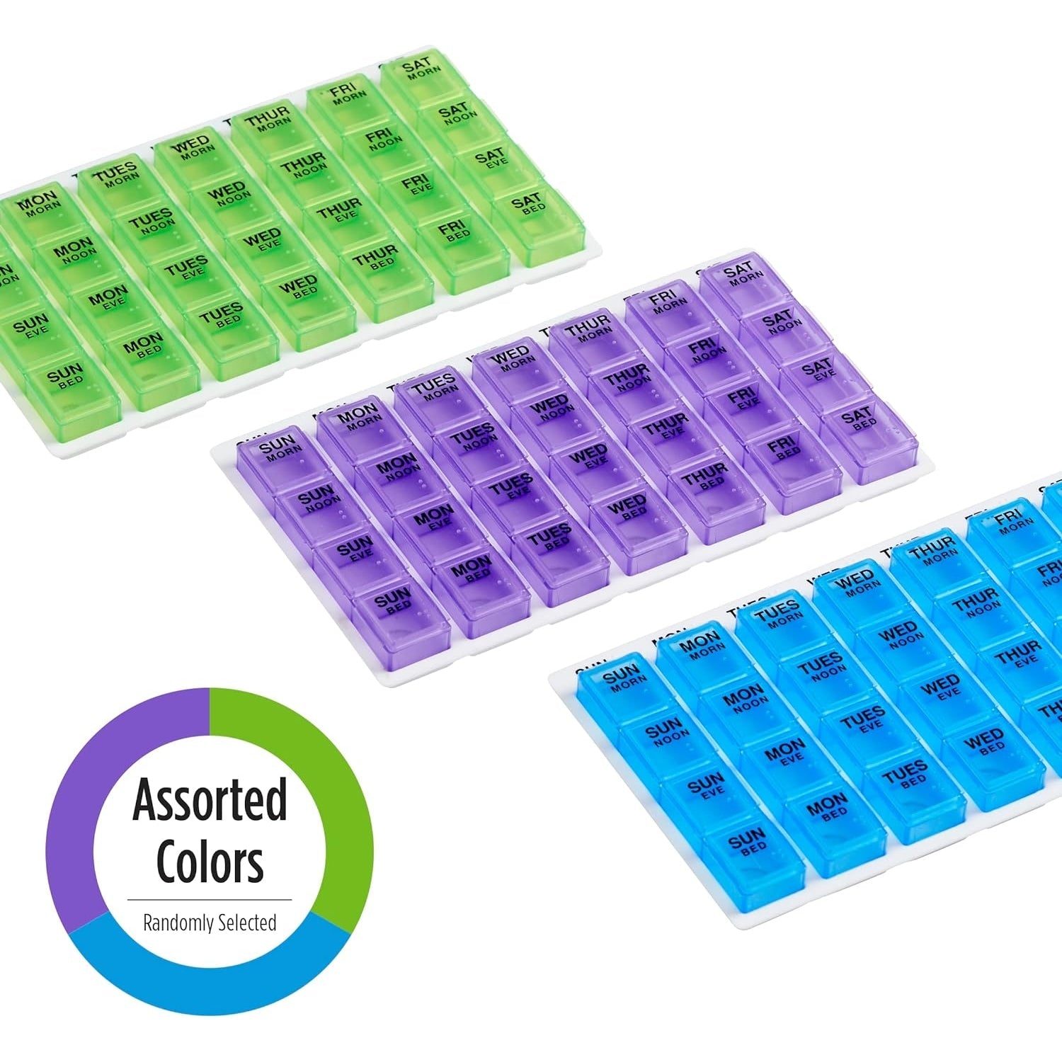 Ezy Dose 1 Day at a Time Pill Case (Assorted Colours) - Cutprice Online