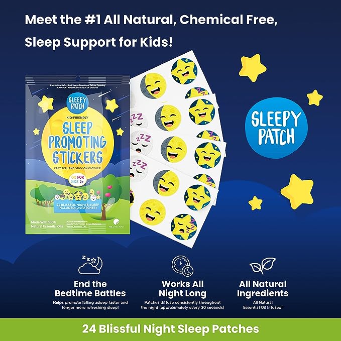The Natural Patch Co. SleepyPatch Organic Sleep Promoting Stickers x 24 Pack - Cutprice Online