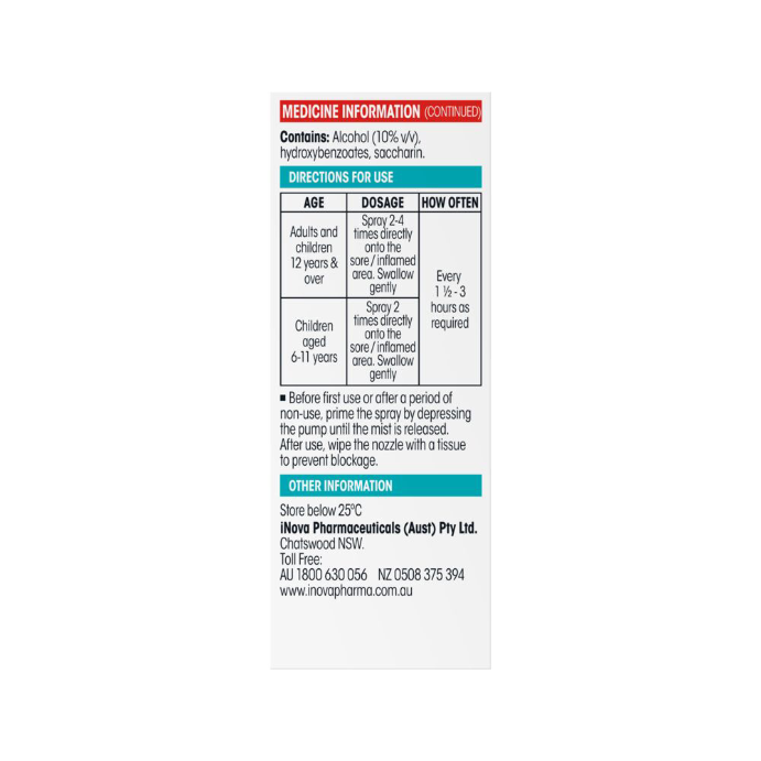 Difflam Forte Throat Spray 15mL