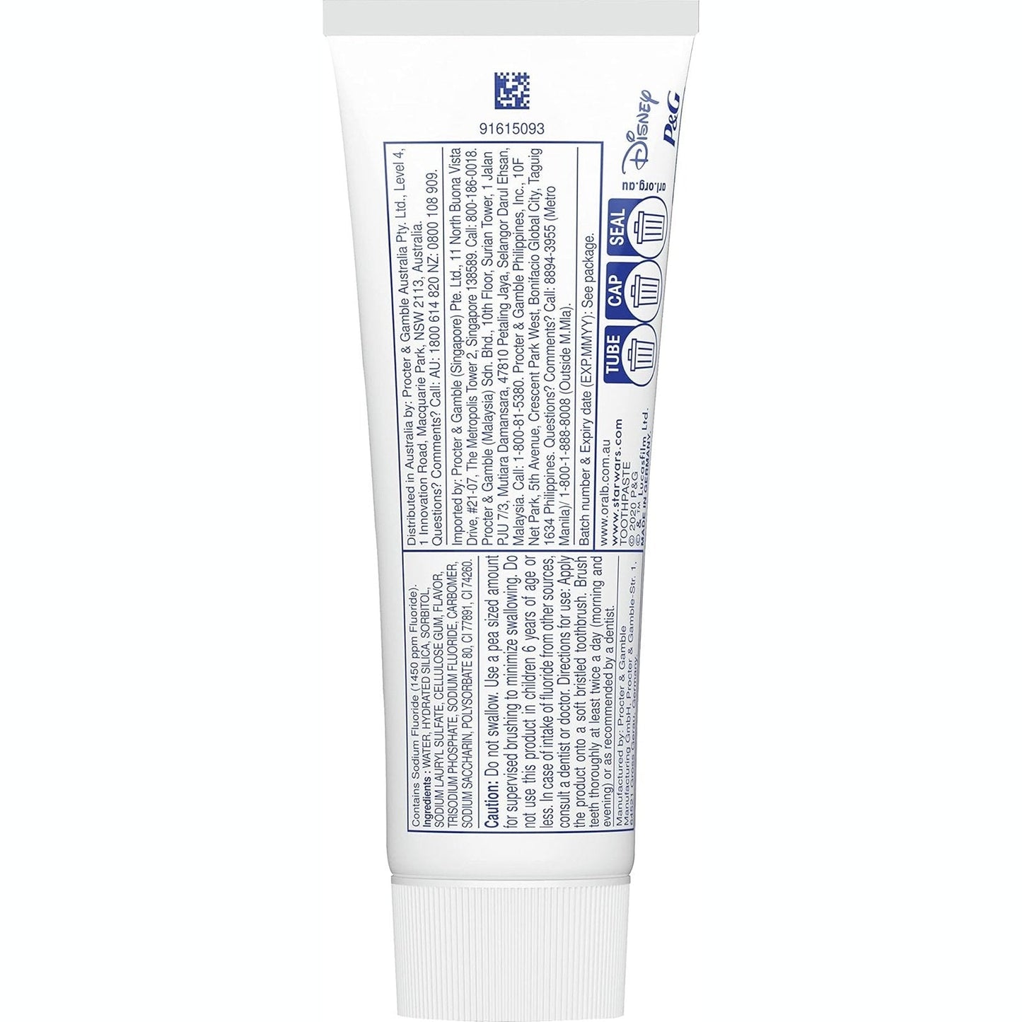 Oral-B Star Wars Junior 6+ Years Toothpaste 92g
