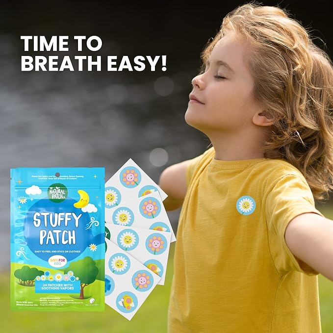 The Natural Patch Co. StuffyPatch Organic Stickers x 24 Pack - Cutprice Online