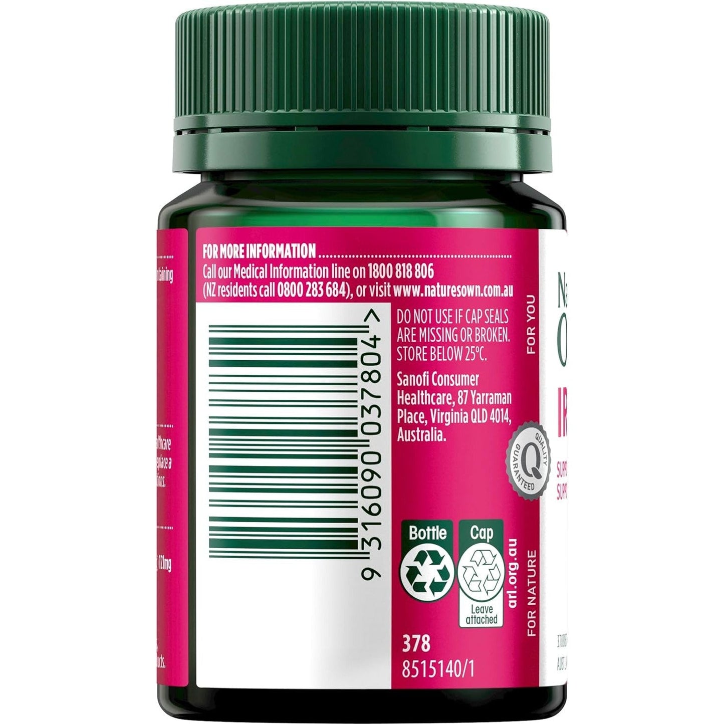 Natures Own Iron Plus 50tab