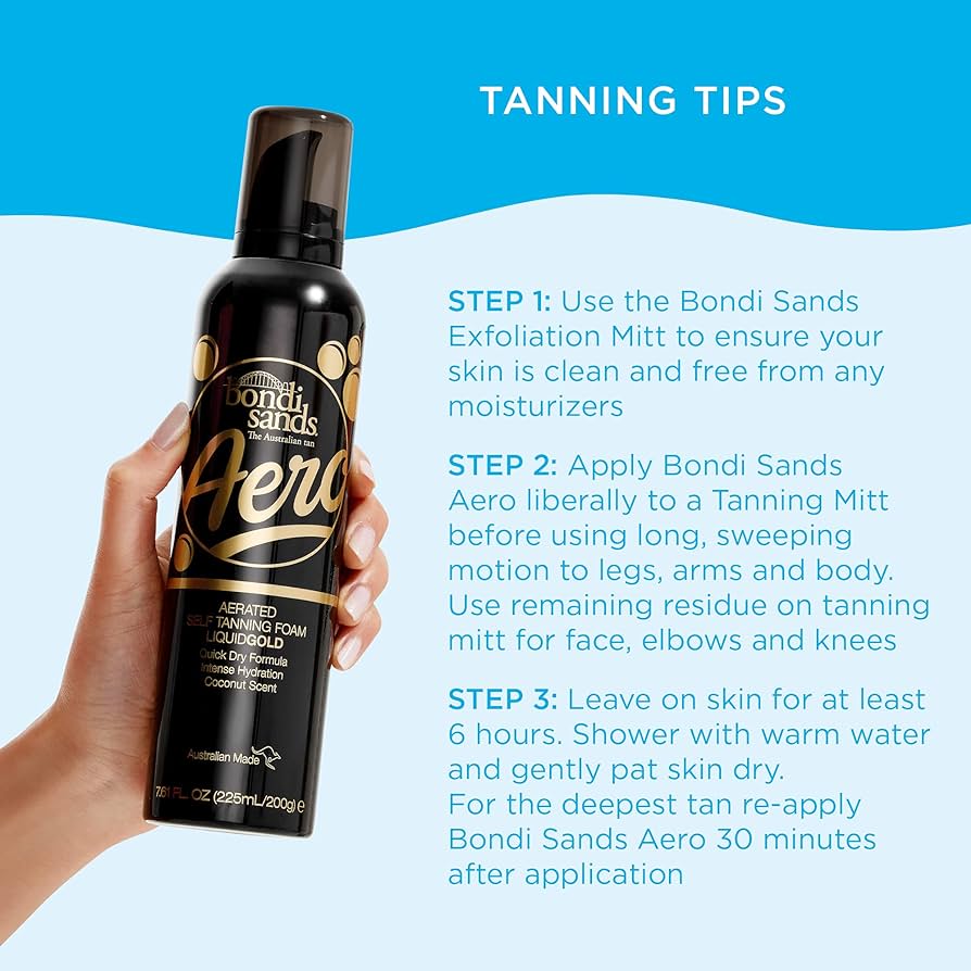 Bondi Sands Aero Self Tanning Foam Liquid Gold 225ml - Cutprice Online