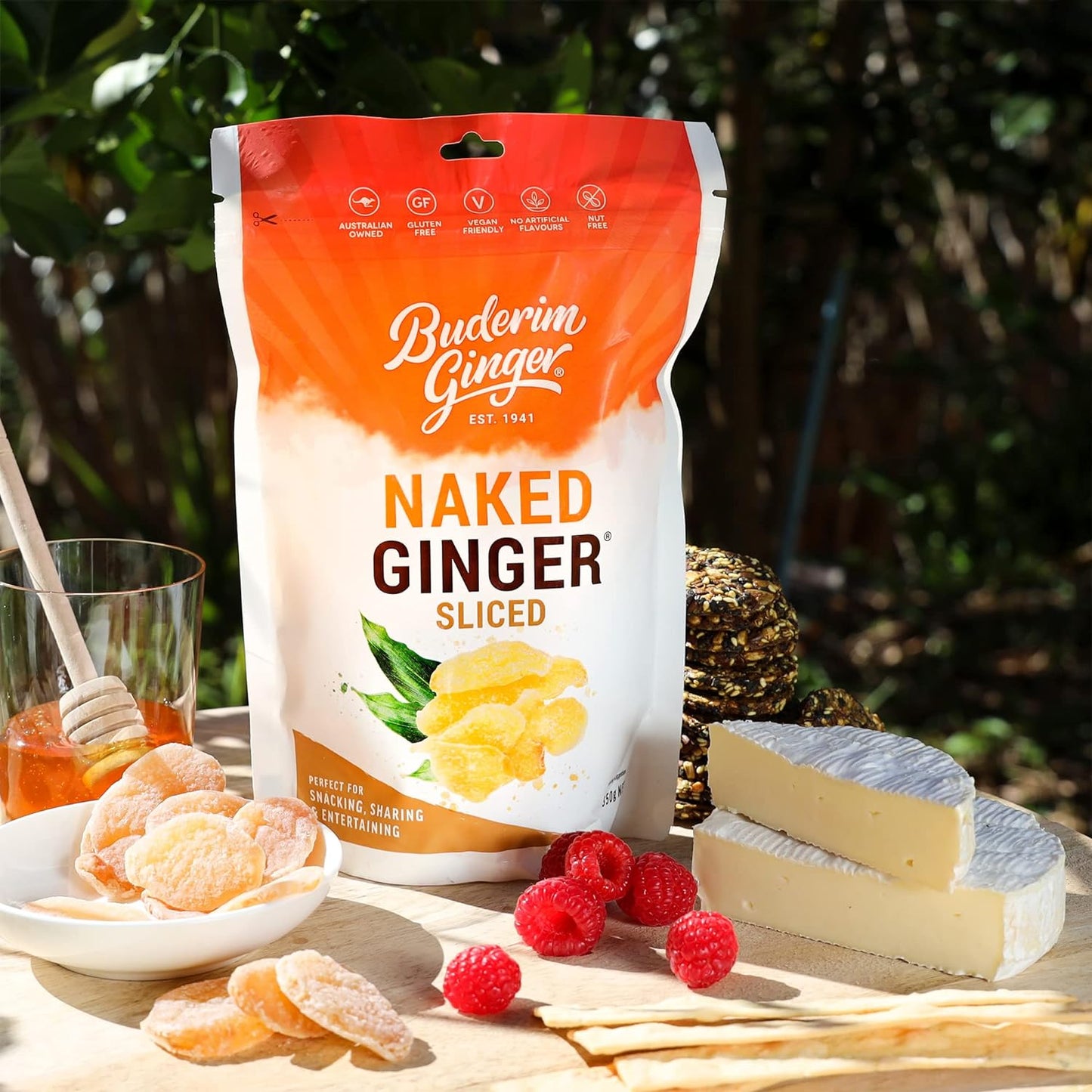 Buderim Ginger Naked Ginger Sliced 350g - Cutprice Online