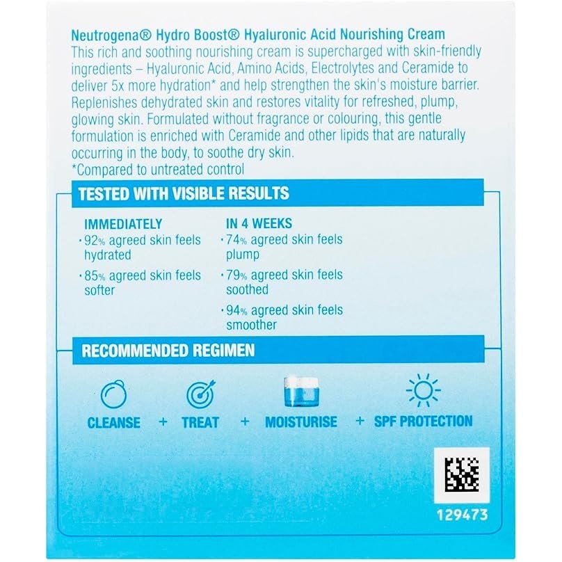 Neutrogena Hydro Boost Hyaluronic Acid Nourishing Cream 50g - Cutprice Online