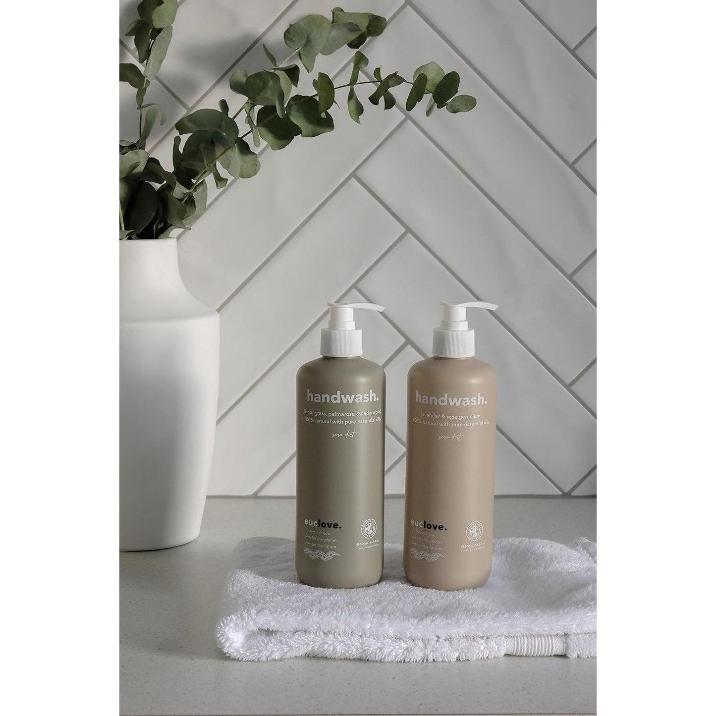 Euclove Hand Wash Lavender & Rose Geranium Pump 300ml EUCLOVE
