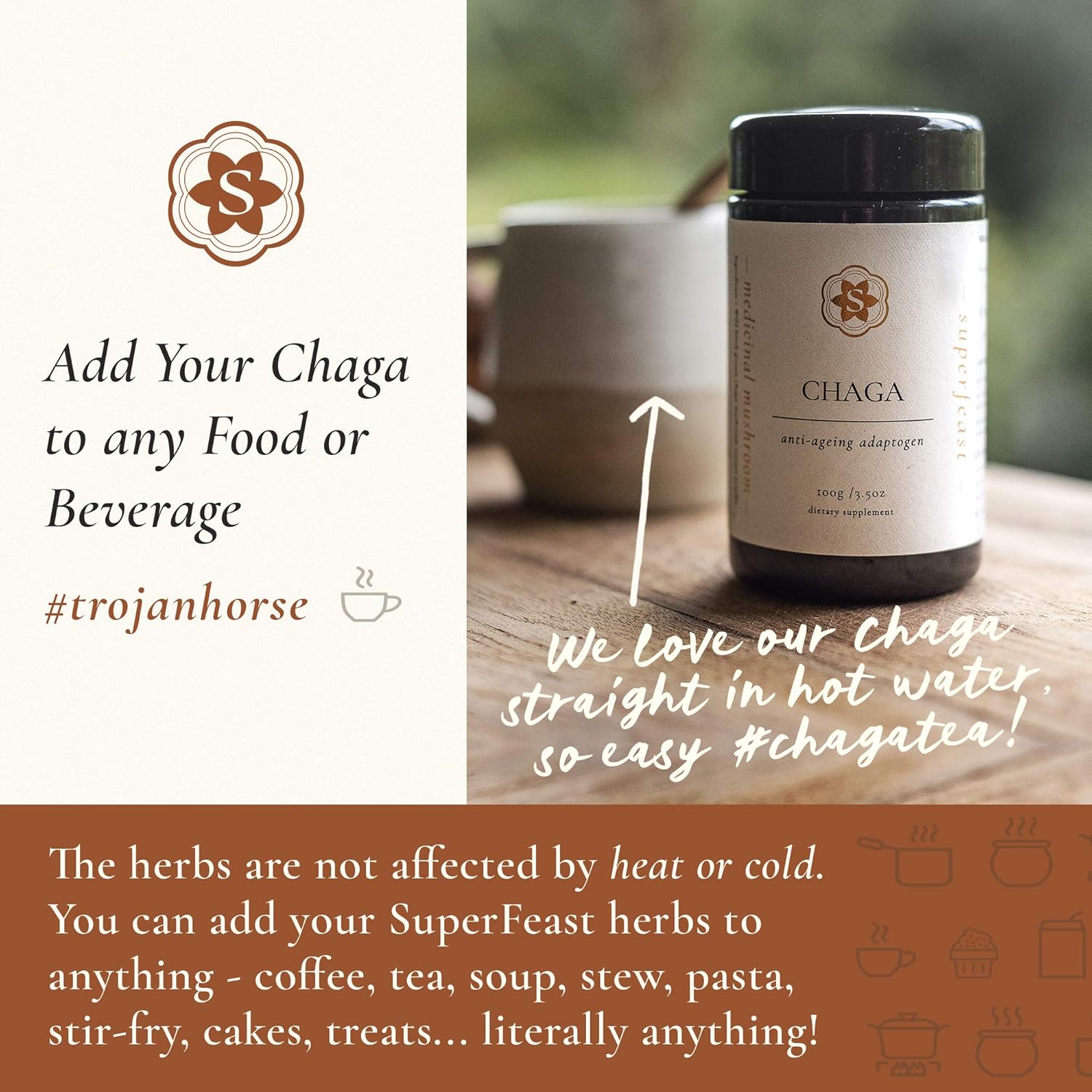 Superfeast Chaga 100g - Cutprice Online