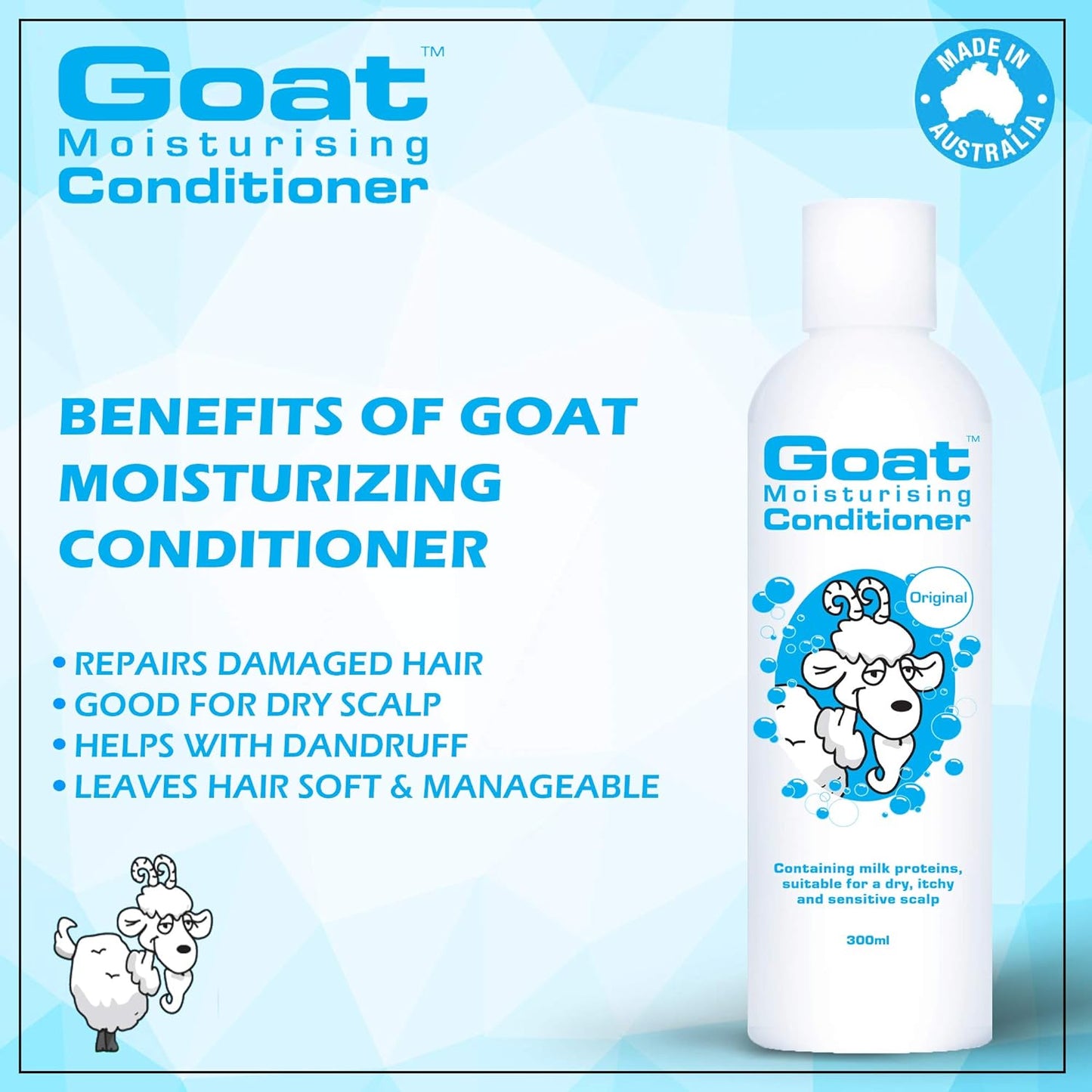 Goat Range Goat Moisturising Conditioner Original 300ml - Cutprice Online