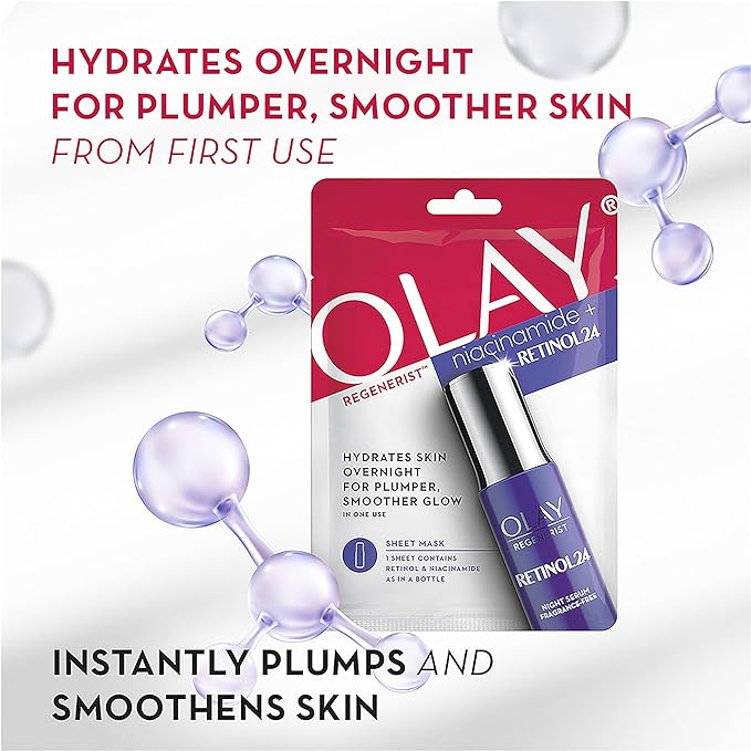 Olay Regenerist Niacinamide + Retinol24 Sheet Mask - Cutprice Online