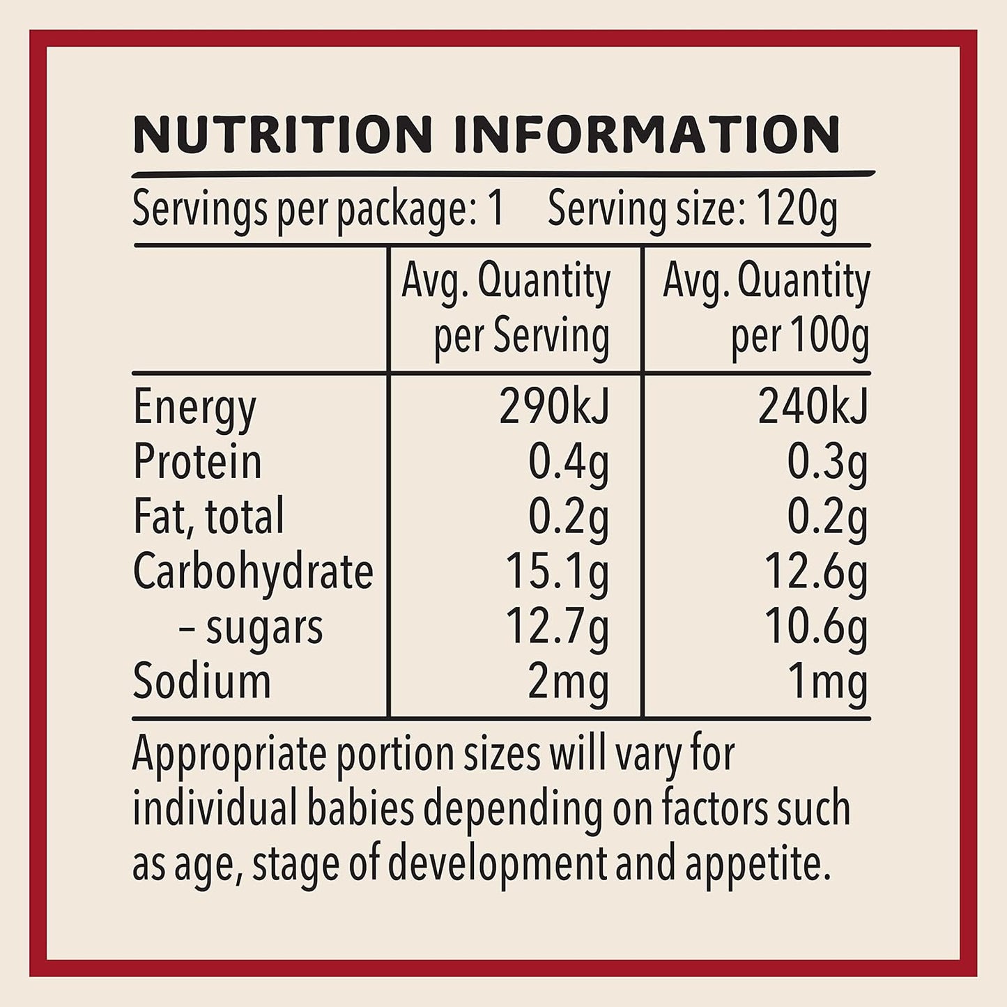Heinz Apple, Strawberry & Passionfruit Pouch 120g(Pack of 6)