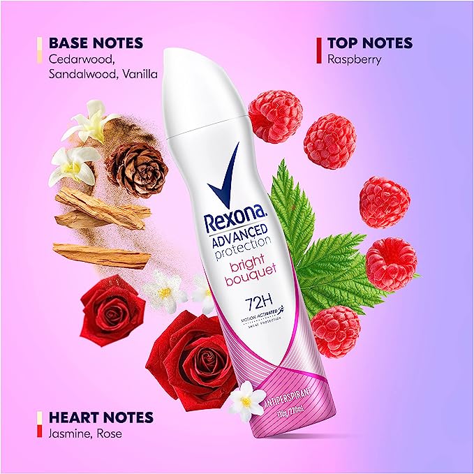 Rexona for Women Antiperspirant Advanced Bright Bouquet 220ml - Cutprice Online