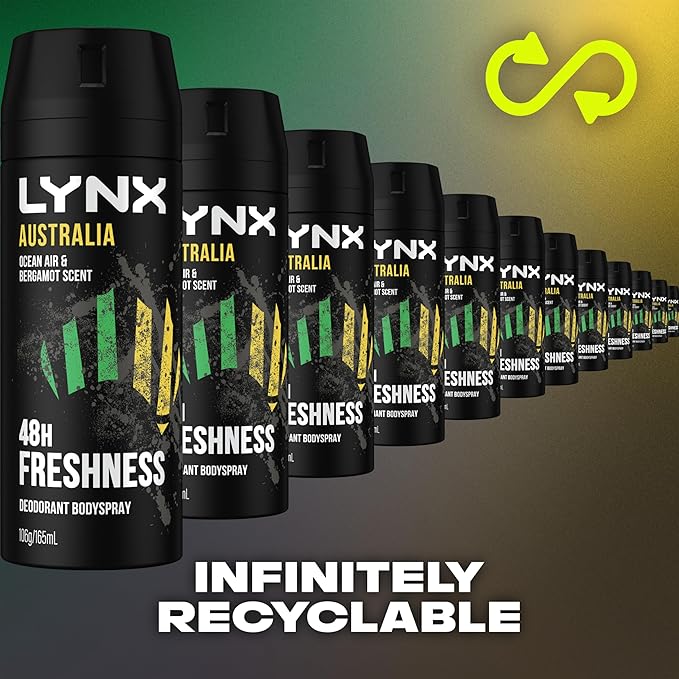 Lynx Deodorant Body Spray Australia 165ml - Cutprice Online