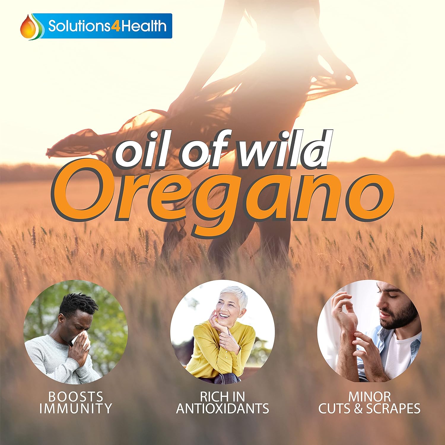 Solutions 4 Health Oil of Wild Oregano, Black Seed Oil & Olive Leaf Extract Skin Cream 50g - Cutprice Online