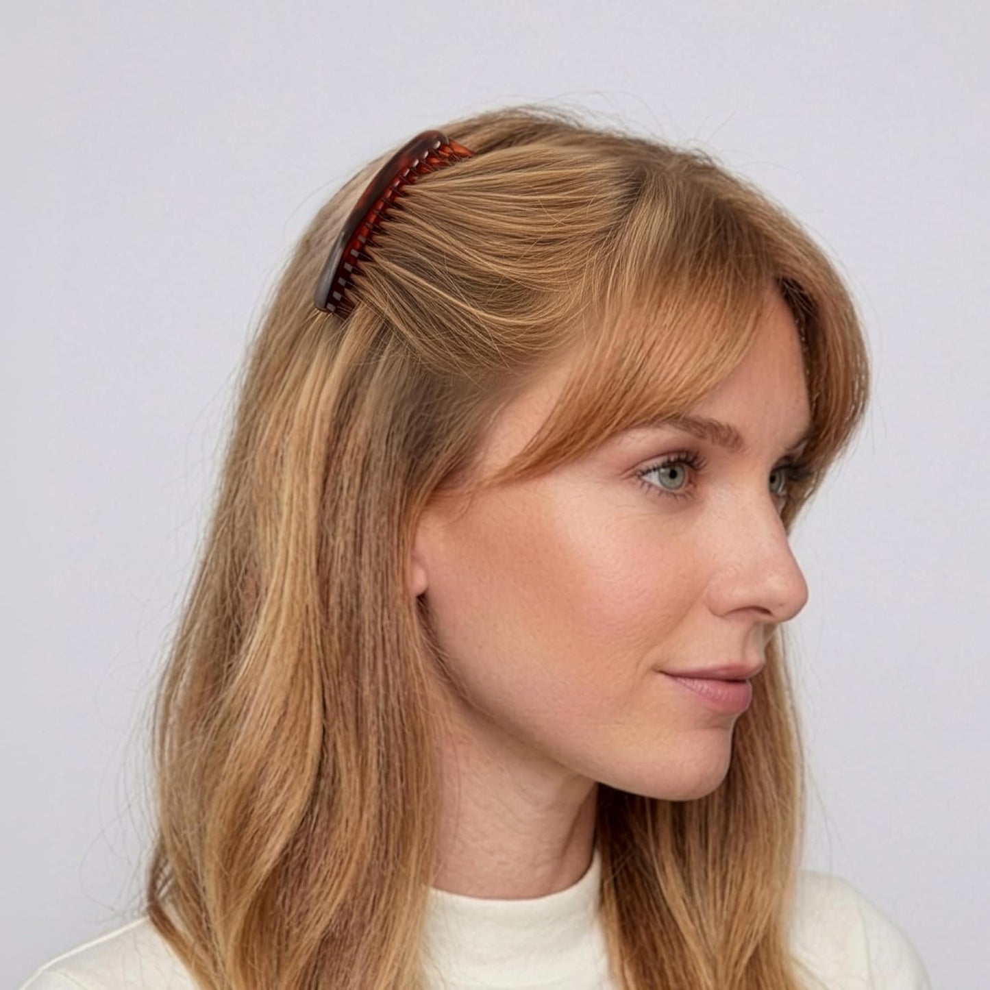 Lady Jayne Large Shell Side Combs 2 Pack