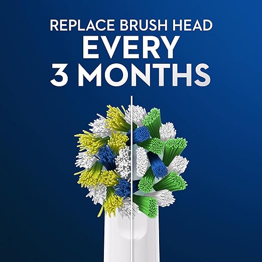 Oral B Power Toothbrush Cross Action Refills 3 Pack