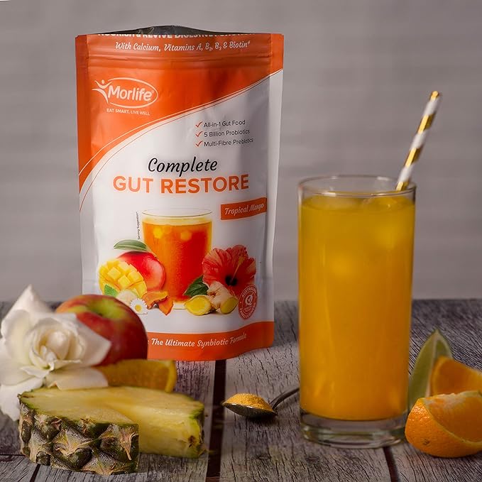 Morlife Complete Gut Restore Tropical Mango 200g - Cutprice Online