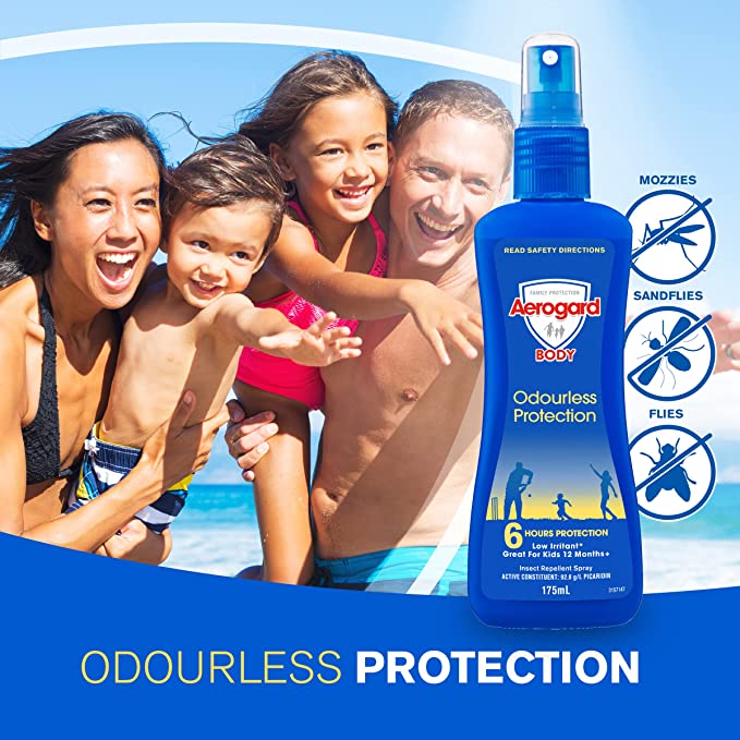 Aerogard Odourless Insect Repellant 175ml Pump - Cutprice Online