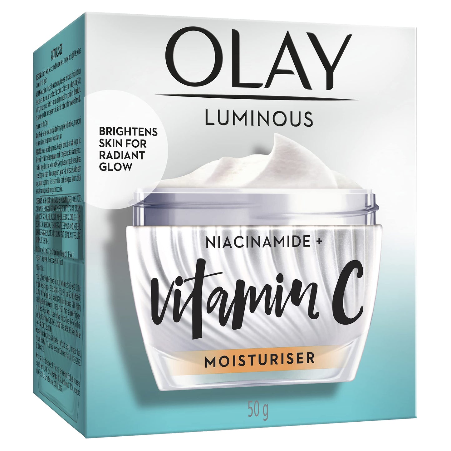 Olay Luminous Niacinamide + Vitamin C Moisturiser 50g - Cutprice Online