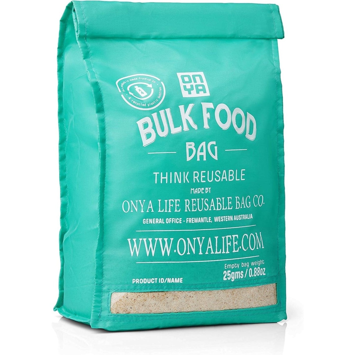 Onya Reusable Bulk Food Bag Set Aqua - Cutprice Online