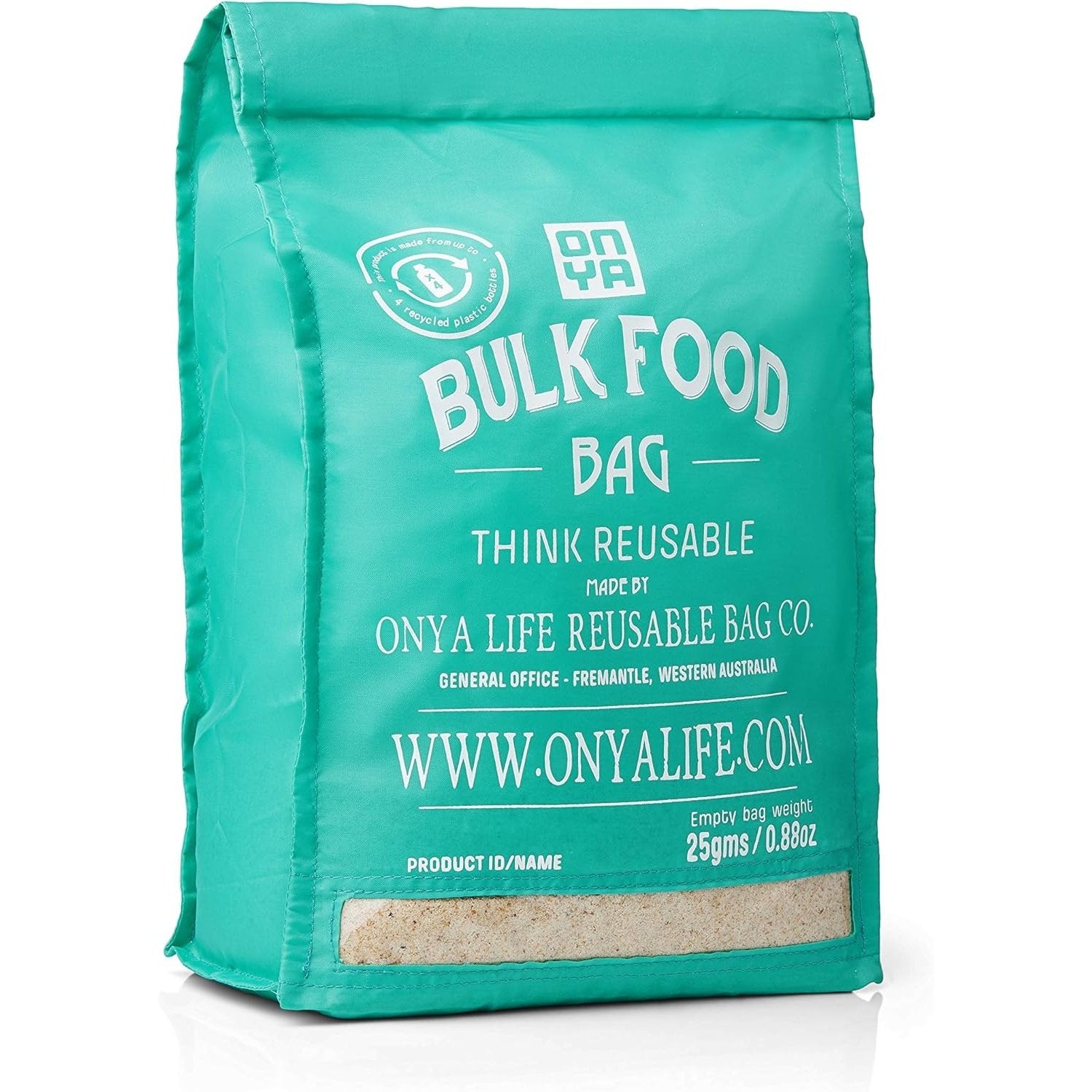 Onya Reusable Bulk Food Bag Set Aqua - Cutprice Online