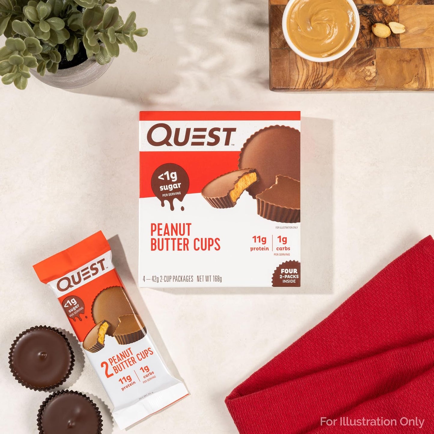 Quest Peanut Butter Cups 4 pack