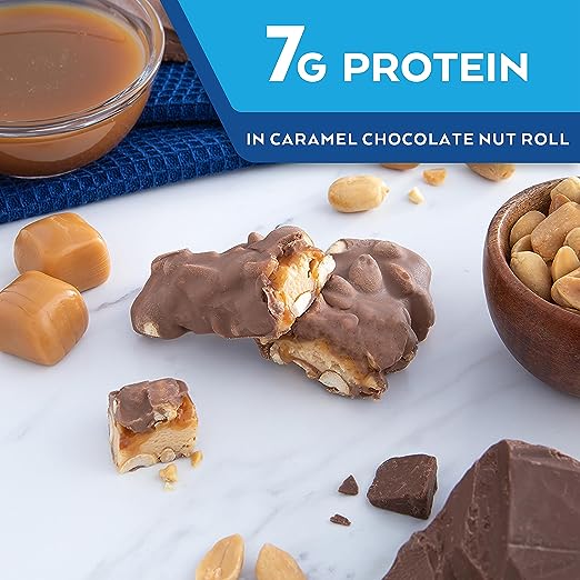 Atkins Caramel Chocolate Nut Roll 5 Pack - Cutprice Online