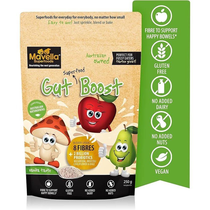 Mavella Superfoods Gut Superfood Smoothie Boost Vanilla 250g - Cutprice Online