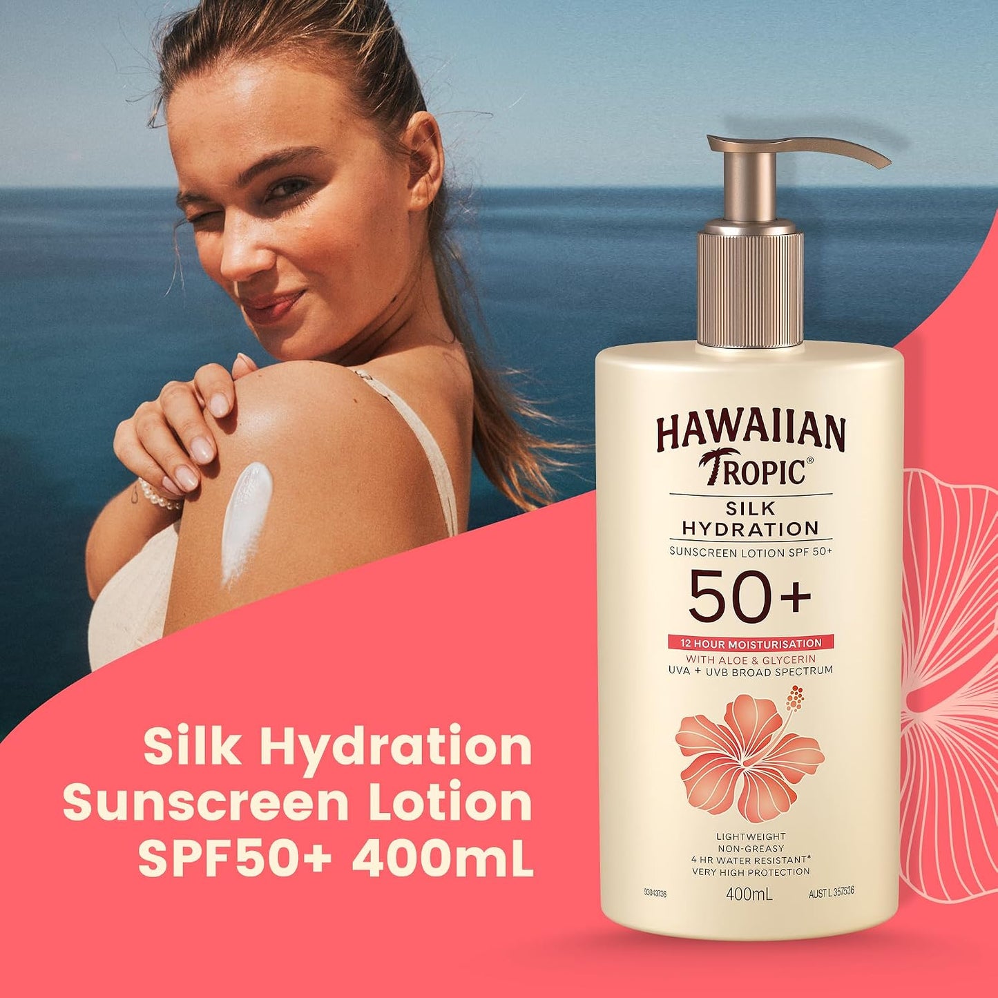 Hawaiian Tropic Silk Hydration Lotion spf50 400ml